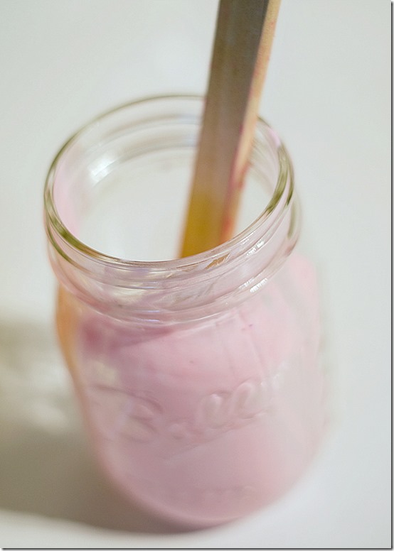 Pink Mason Jars DIY with Mod Podge and Food Coloring How To-tutorial