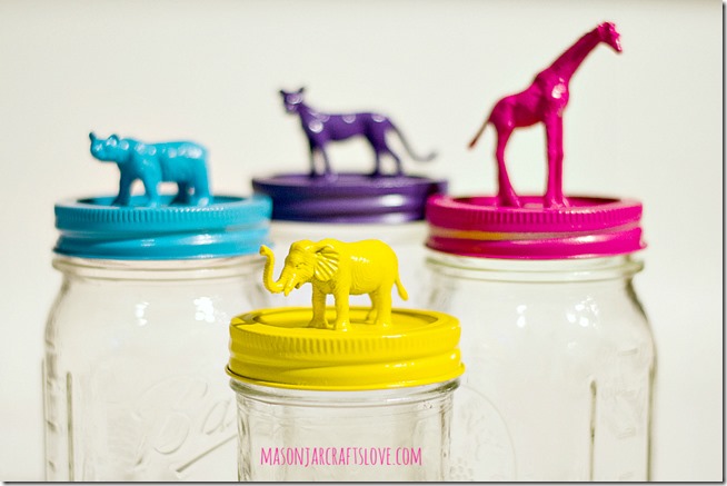 mason-jar-gift-idea-animal-topped-jar zoo animals