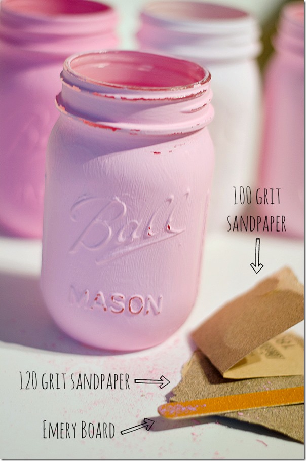 paint-mason-jar-how-to-ombre-pink-sandpaper