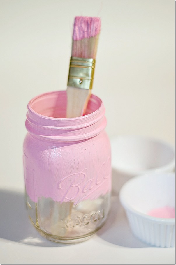 painted-mason-jar-pink-ombre-distressed-how-to 3