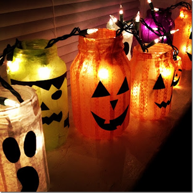 halloween-craft-mason-jar-pumpkin-votives