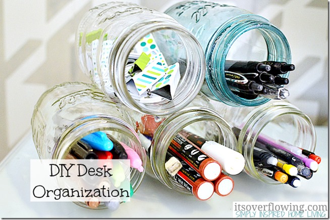 DIY-Desk-Organization-Mason-Jars-ItsOverflowing