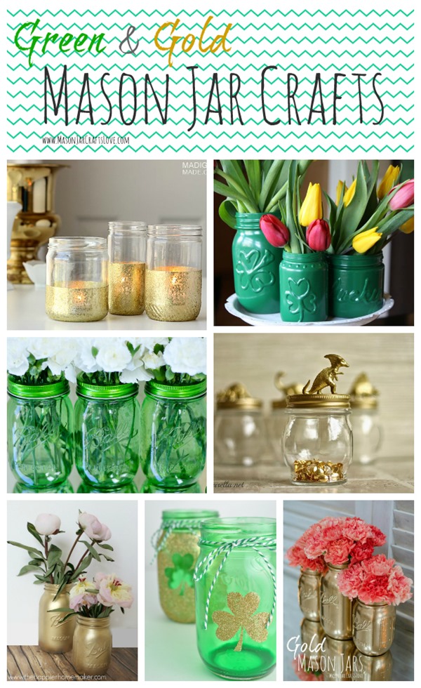 st-patrick-craft-green-gold-mason-jar