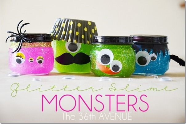 Halloween Monster Jars - Mason Jar Crafts Love