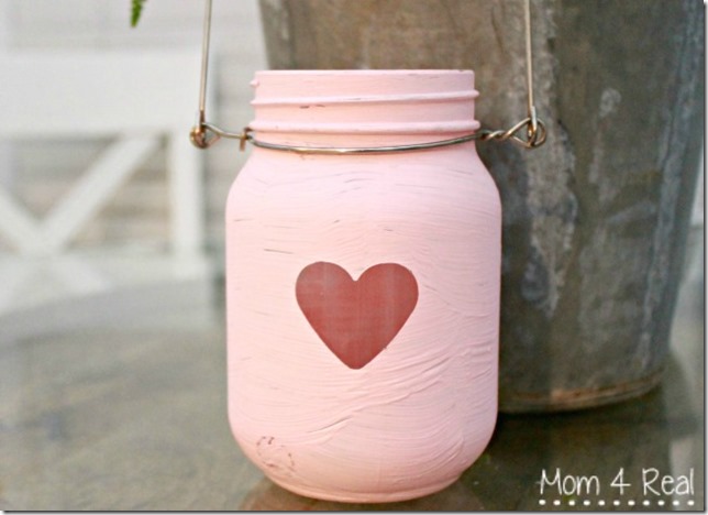 Painted-Mason-Jar-Lanterns-For-Valentines-Day1