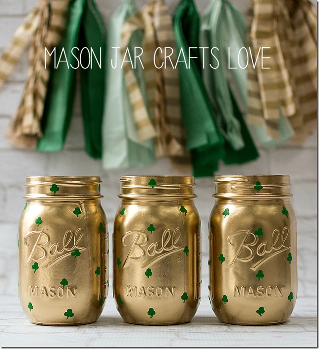 St. Patrick's Day Craft Ideas with Mason Jars