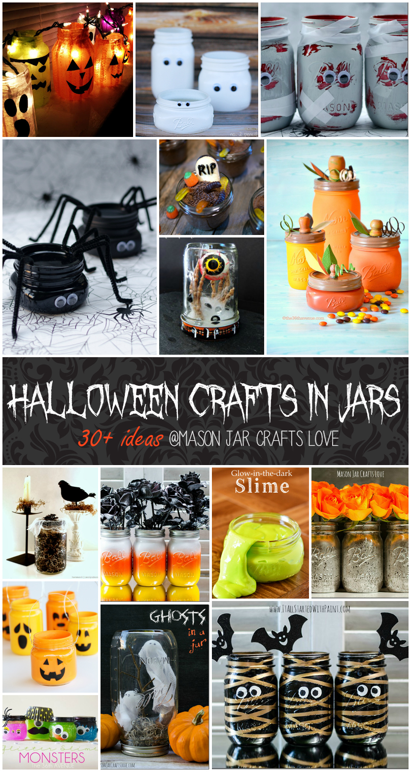 Mason Jar Halloween Craft Ideas
