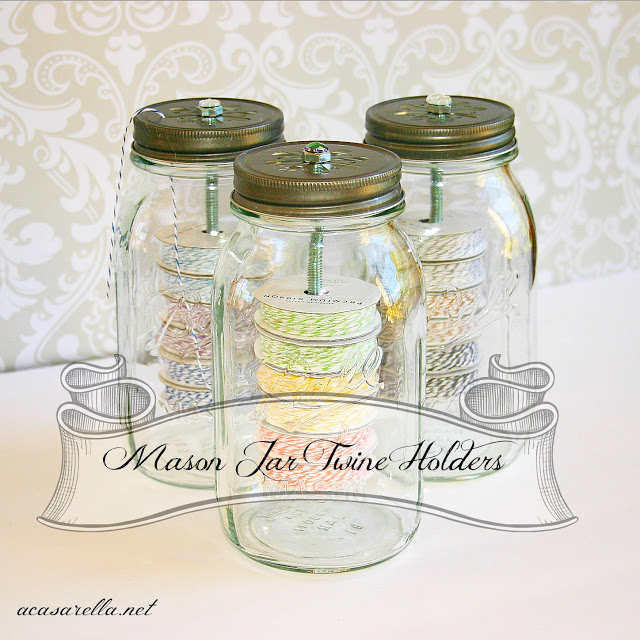 Mason Jar Craft Storage Ideas
