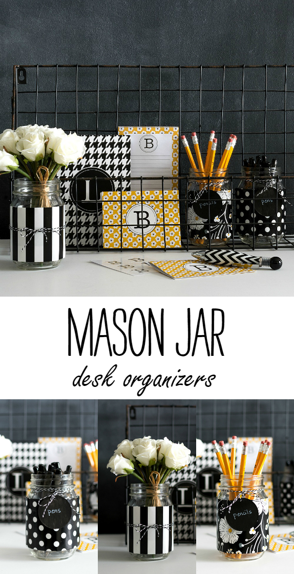 Jar Craft Ideas: Pencil and Pen Holders