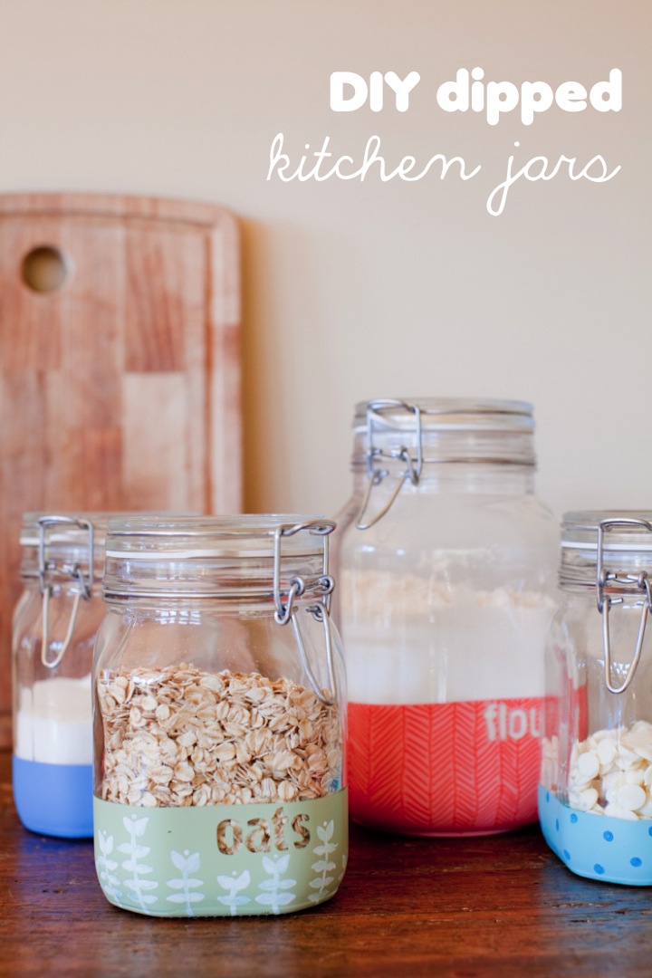 Custom Kitchen Jars - Mason Jar Crafts Love