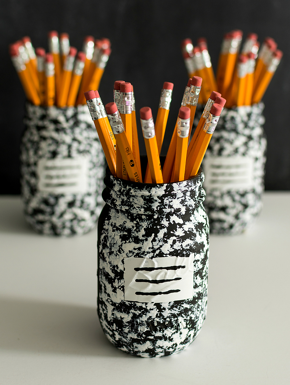 Pencil-Holder-Mason-Jar-Craft-Composition-Book 7 @Mason Jar Crafts Love
