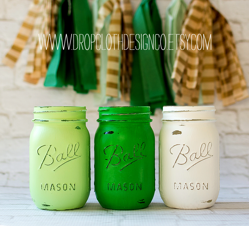 Mason Jar Crafts St. Patrick's Day
