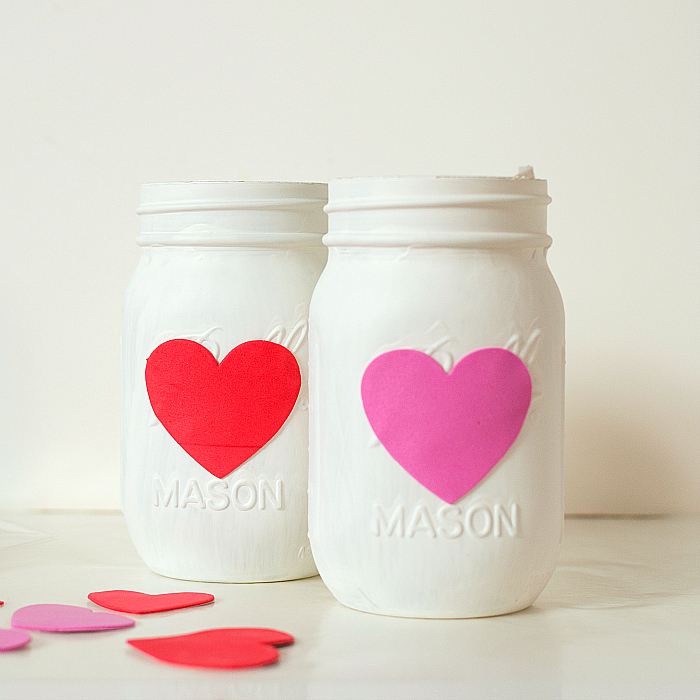 Heart Jar Craft Idea