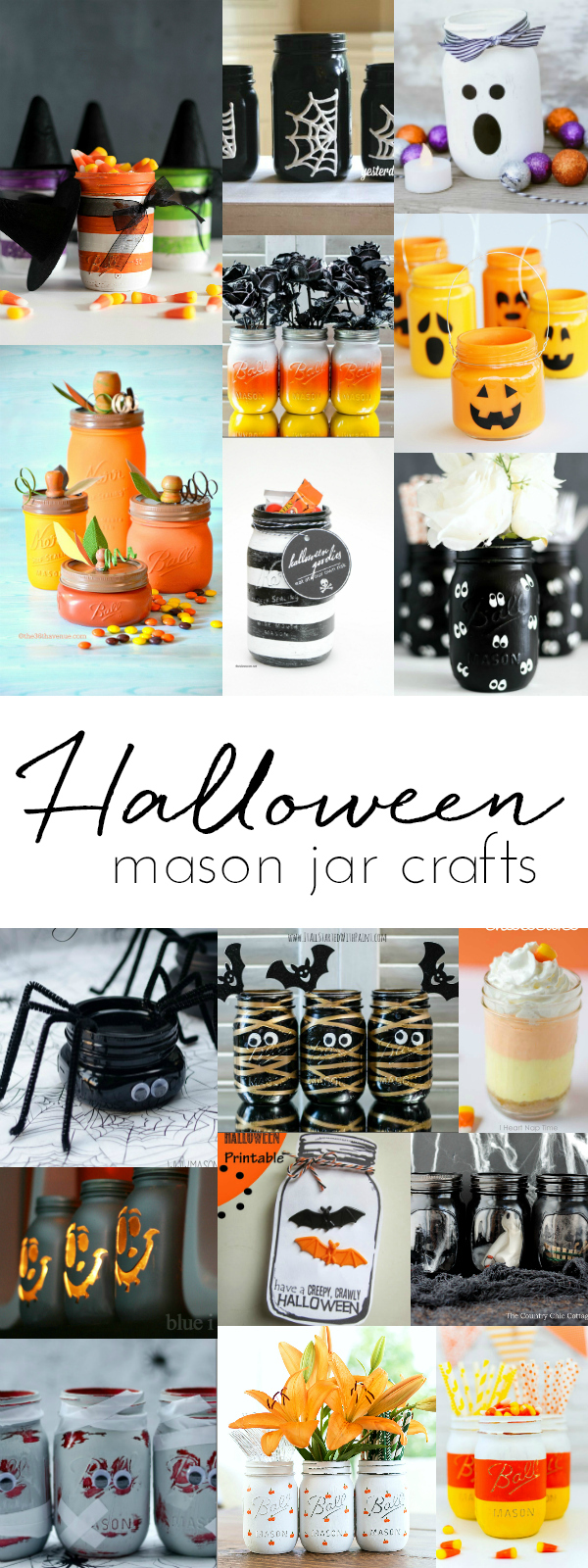 Halloween Crafts with Mason Jars - Mason Jar Crafts for Halloween - Halloween Kids Craft Ideas