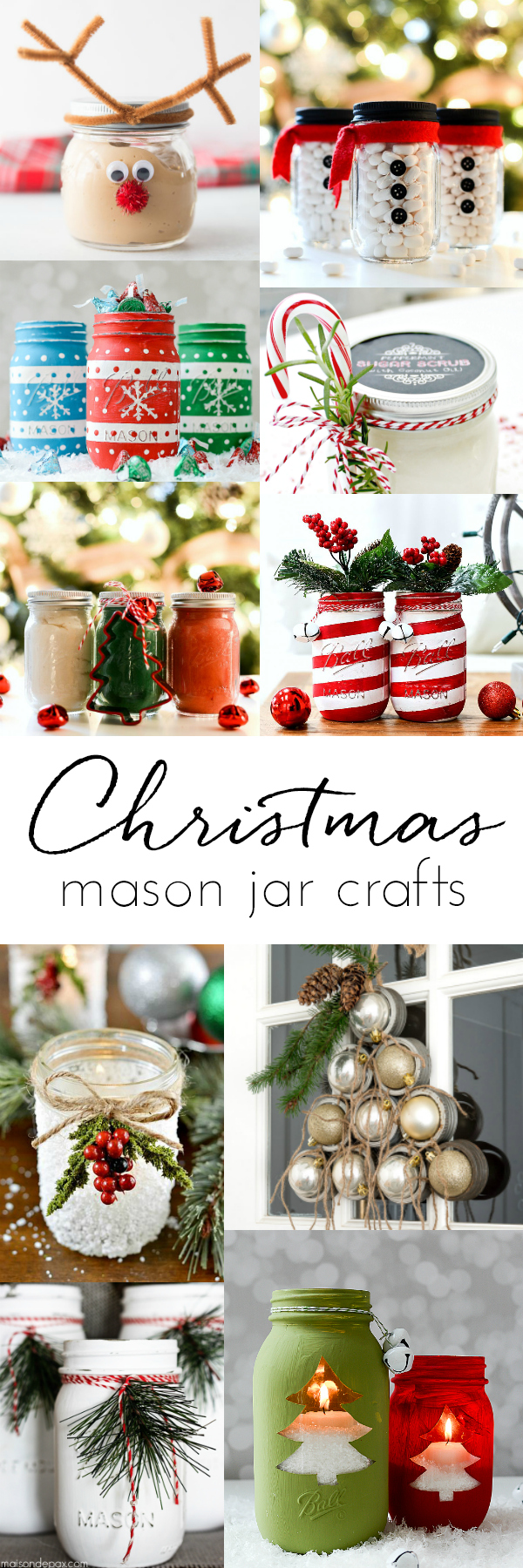 Christmas Mason Jar Craft Ideas
