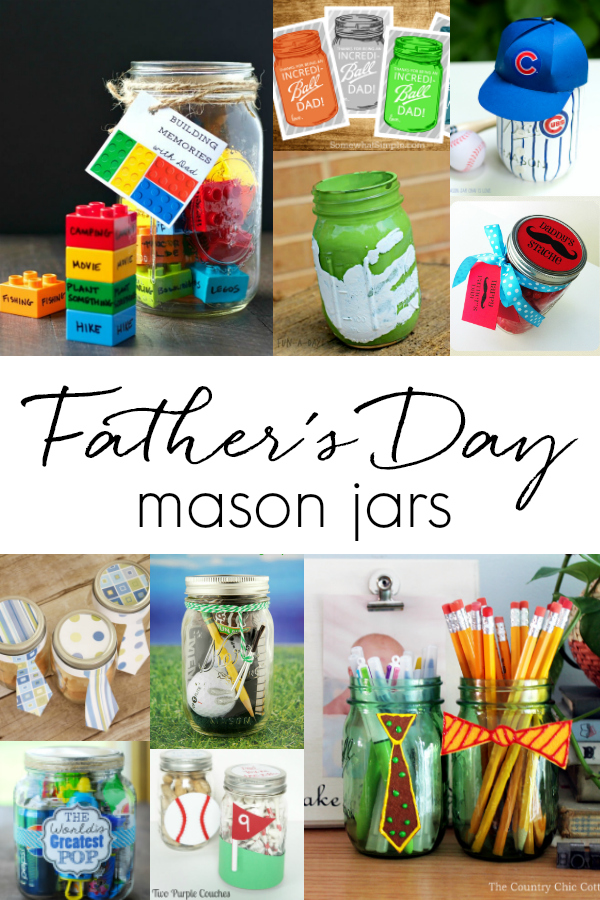 Father's Day Mason Jar Gift Ideas - Mason Jar Crafts Love