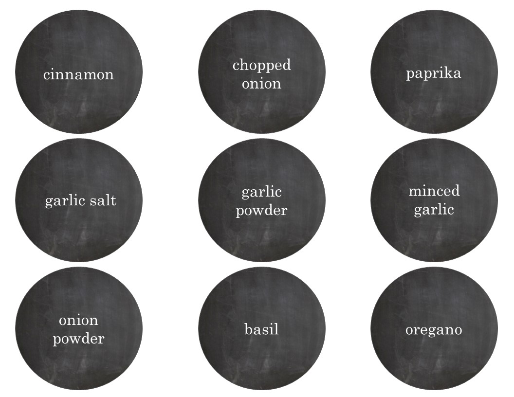 Free Printable Mason Jar Spice Jar Labels - Mason Jar Crafts Love