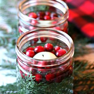 Mason Jar Christmas Luminaries