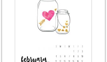 February Calendar Page 2018