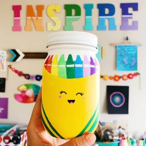 Back To School Mason Jar Craft - Teacher Gift Ideas for Back to School