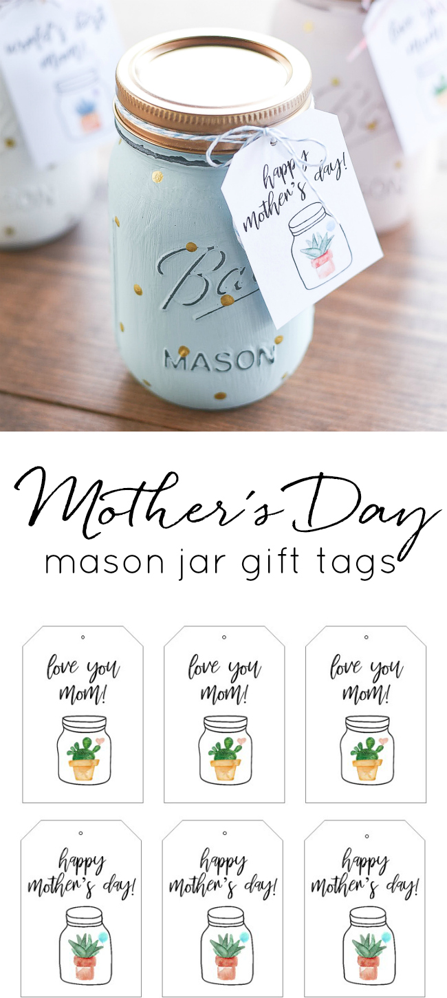 Printable Mason Jar Gift Tag