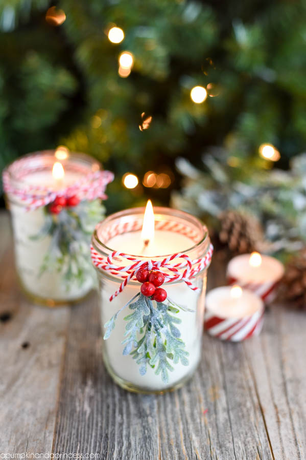 Peppermint Scented DIY Candle in Mason Jars. Christmas Candles in Mason Jars. Mason Jar Candle Ideas for Holidays. Easy Christmas Candle DIY Ideas. How to Make a Holiday Candle with Mason Jars. Mason Jar Crafts for Kids for Christmas. Winter Crafts with Mason Jars. Mason Jar Luminaries for the Holidays. Decorating for the Holidays with Mason Jars.