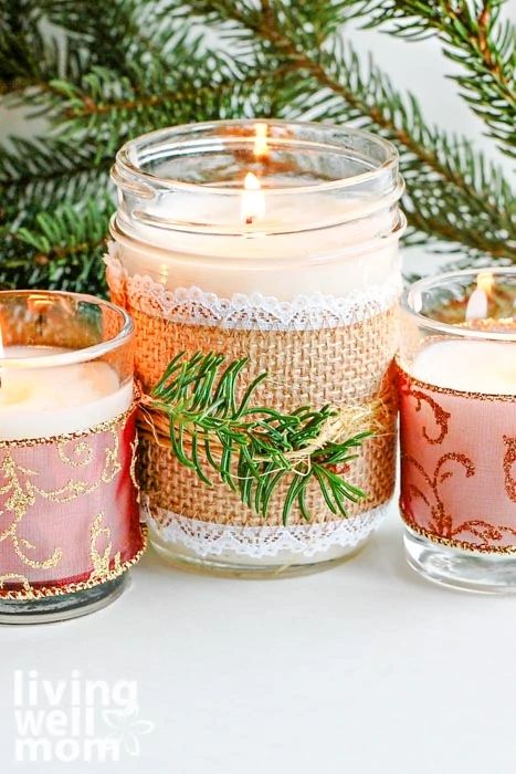 Essential Oil Candles in Mason Jars DIY. Christmas Candles in Mason Jars. Mason Jar Candle Ideas for Holidays. Easy Christmas Candle DIY Ideas. How to Make a Holiday Candle with Mason Jars. Mason Jar Crafts for Kids for Christmas. Winter Crafts with Mason Jars. Mason Jar Luminaries for the Holidays. Decorating for the Holidays with Mason Jars.