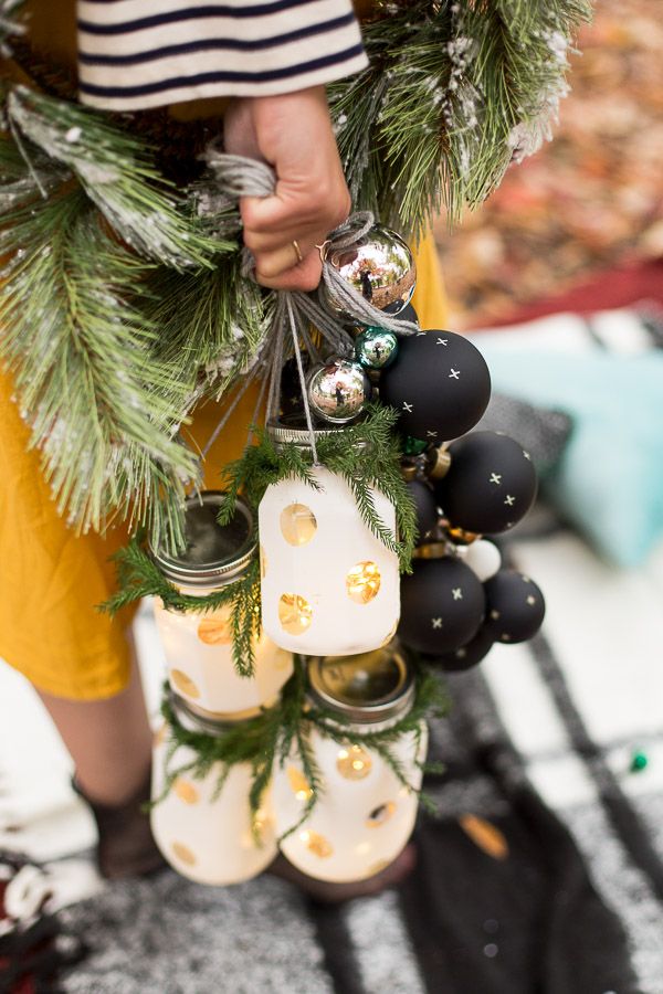 Hanging Holiday Mason Jar Lanterns for Christmas. How to Make Hanging Mason Jar Votives. Christmas Candles in Mason Jars. Mason Jar Candle Ideas for Holidays. Easy Christmas Candle DIY Ideas. How to Make a Holiday Candle with Mason Jars. Mason Jar Crafts for Kids for Christmas. Winter Crafts with Mason Jars. Mason Jar Luminaries for the Holidays. Decorating for the Holidays with Mason Jars.