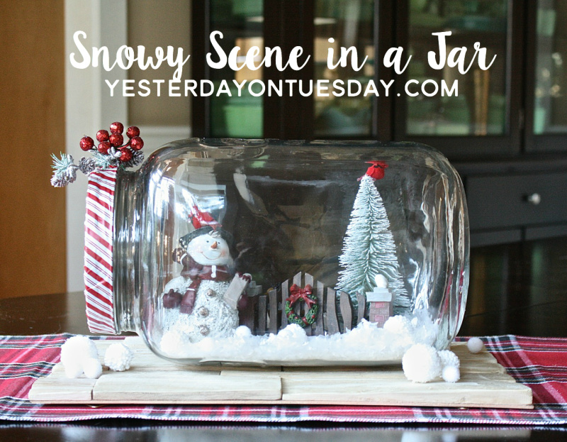 Snowy Winter Scene in Jar Snow Globe DIY. Mason Jar Snow Globe Craft Ideas. Bottle Brush Trees in Mason Jar Snow Globes. How to Make a Snow Globe in a Jar. Kids Craft Ideas for Christmas with Mason Jars. Gift Ideas in Mason Jars. Winter Crafts Ideas with Snow Globes. Mason Jar Crafts for Christmas. 