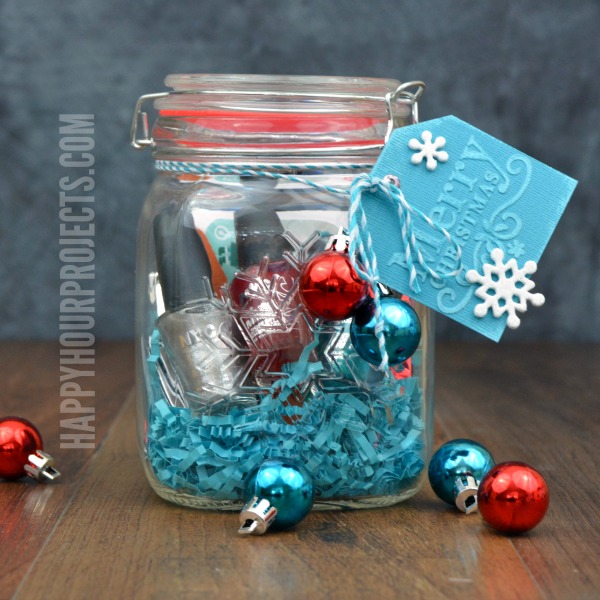 Manicure Gift in Mason Jar with Gift Card. Mason Jar Holiday Gift Card Holders. Mason Jar Christmas Gift Card Holder Ideas. Creative ways to Package Gift Cards in Mason Jars.