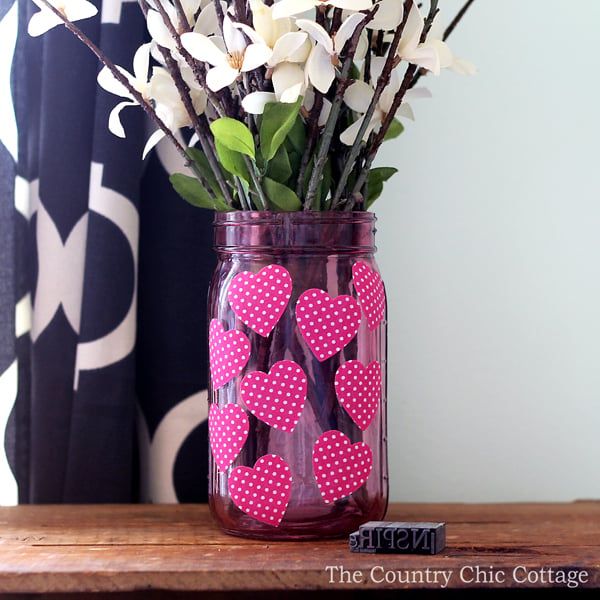 Valentine's Mason Jar Crafts for Kids - Kid's Crafts Ideas for Valentine's Day with Mason Jars.