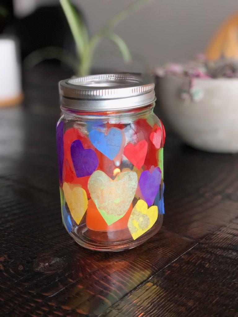 Valentine's Mason Jar Crafts for Kids - Kid's Crafts Ideas for Valentine's Day with Mason Jars.