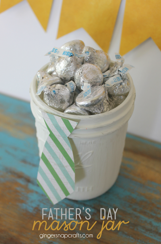 Father's Day Gift Ideas in Mason Jars. Homemade Father's Day Crafts.  Kid's Crafts for Father's Day. Easy Father's Day Crafts with Mason Jars. Mason Jar Crafts. Mason Jar Kid's Crafts.