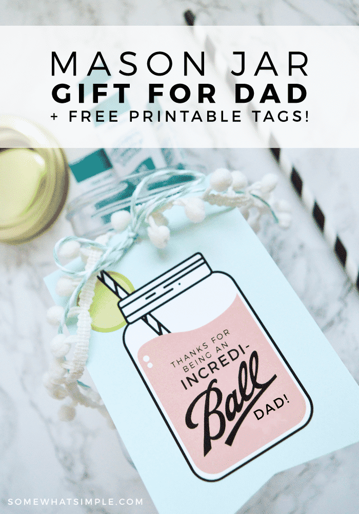 Father's Day Gift Ideas in Mason Jars. Homemade Father's Day Crafts.  Kid's Crafts for Father's Day. Easy Father's Day Crafts with Mason Jars. Mason Jar Crafts. Mason Jar Kid's Crafts.